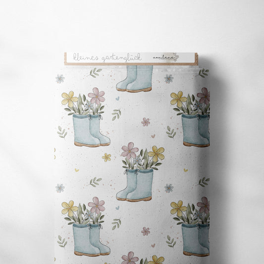 Bio French Terry kleines Gartenglück