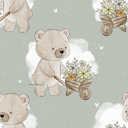 Frühlingsbär digitales Design