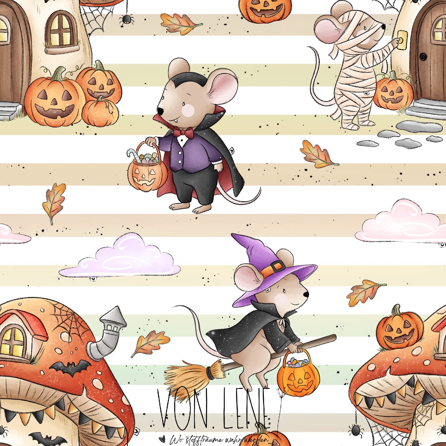 Halloweenmäuse digitales Design