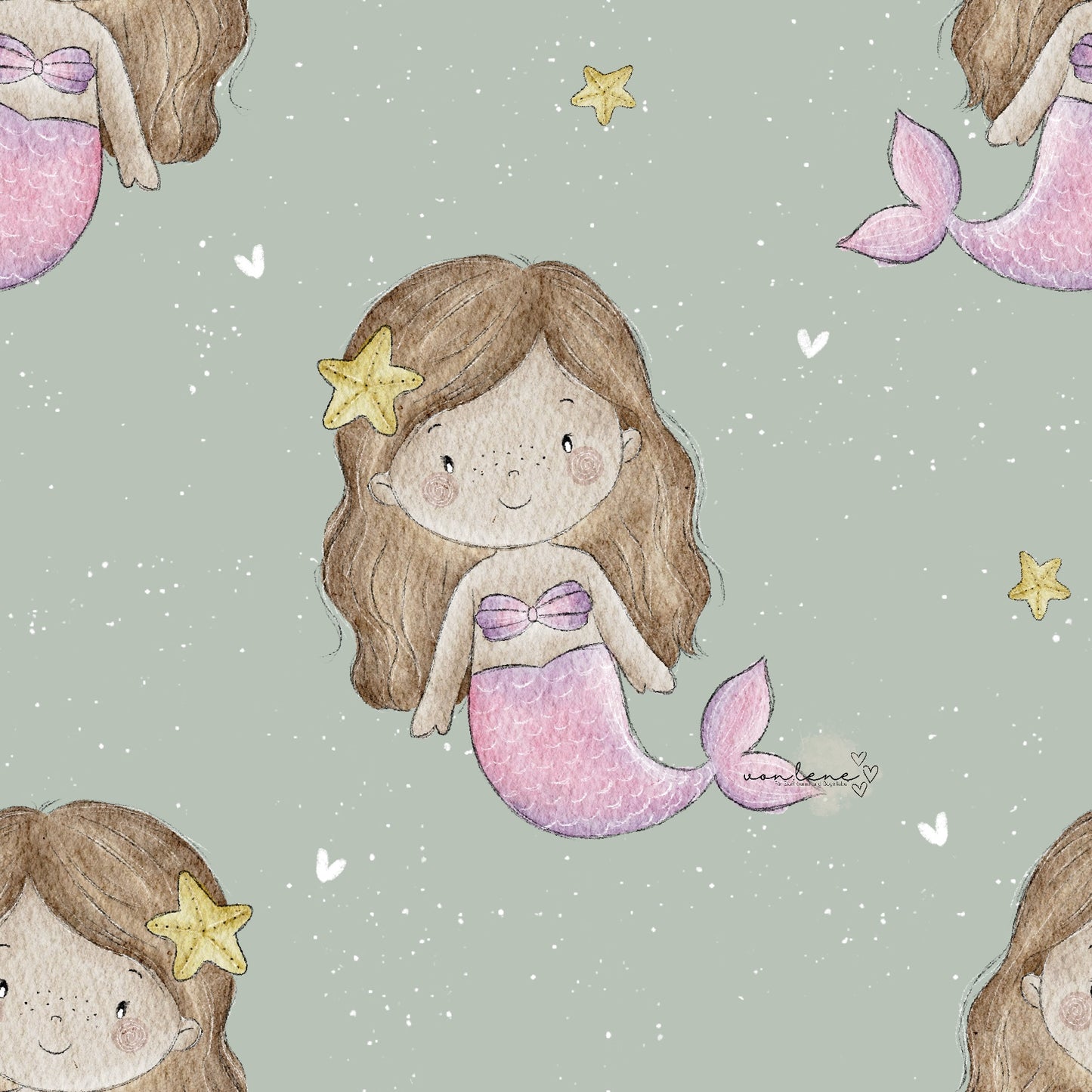 Meerjungfrau digitales Design