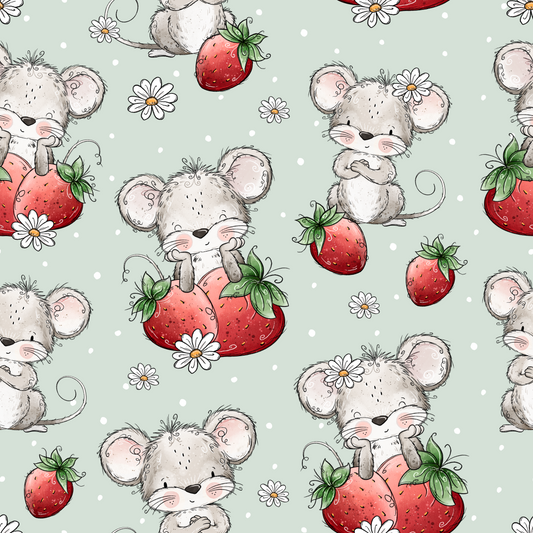 Vorbestellung Mauserdbeere helles Mint