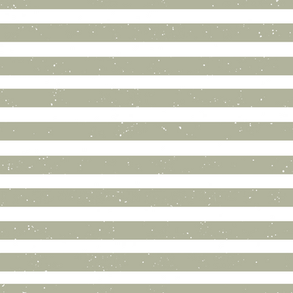 Coming Soon French Terry Streifen Armeegrün