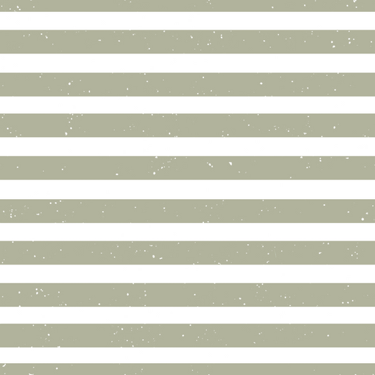 Coming Soon French Terry Streifen Armeegrün