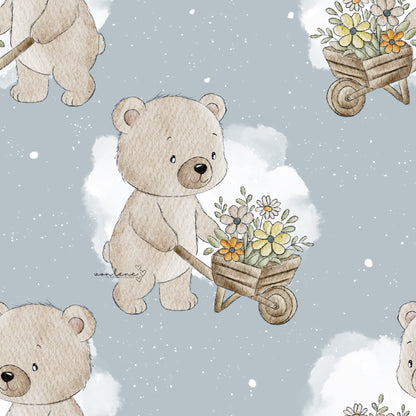 Frühlingsbär digitales Design