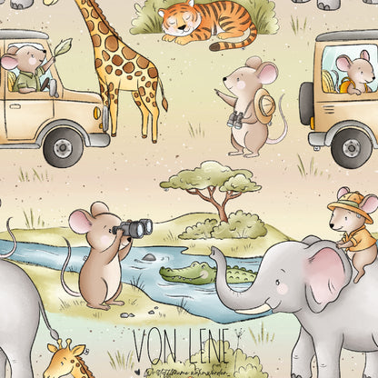 Mäuse Safari digitales Design