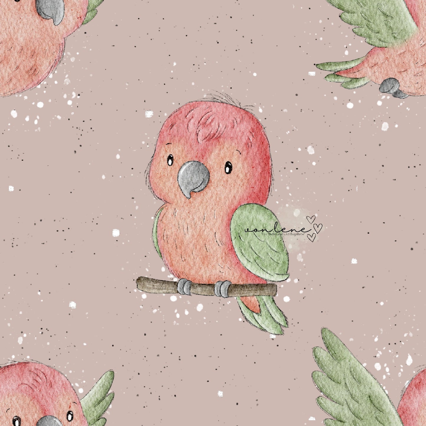 Papagei digitales Design