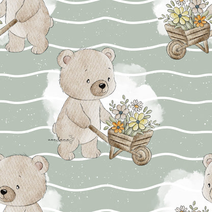 Frühlingsbär digitales Design