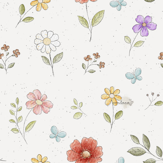 Blumenwiese digitales Design