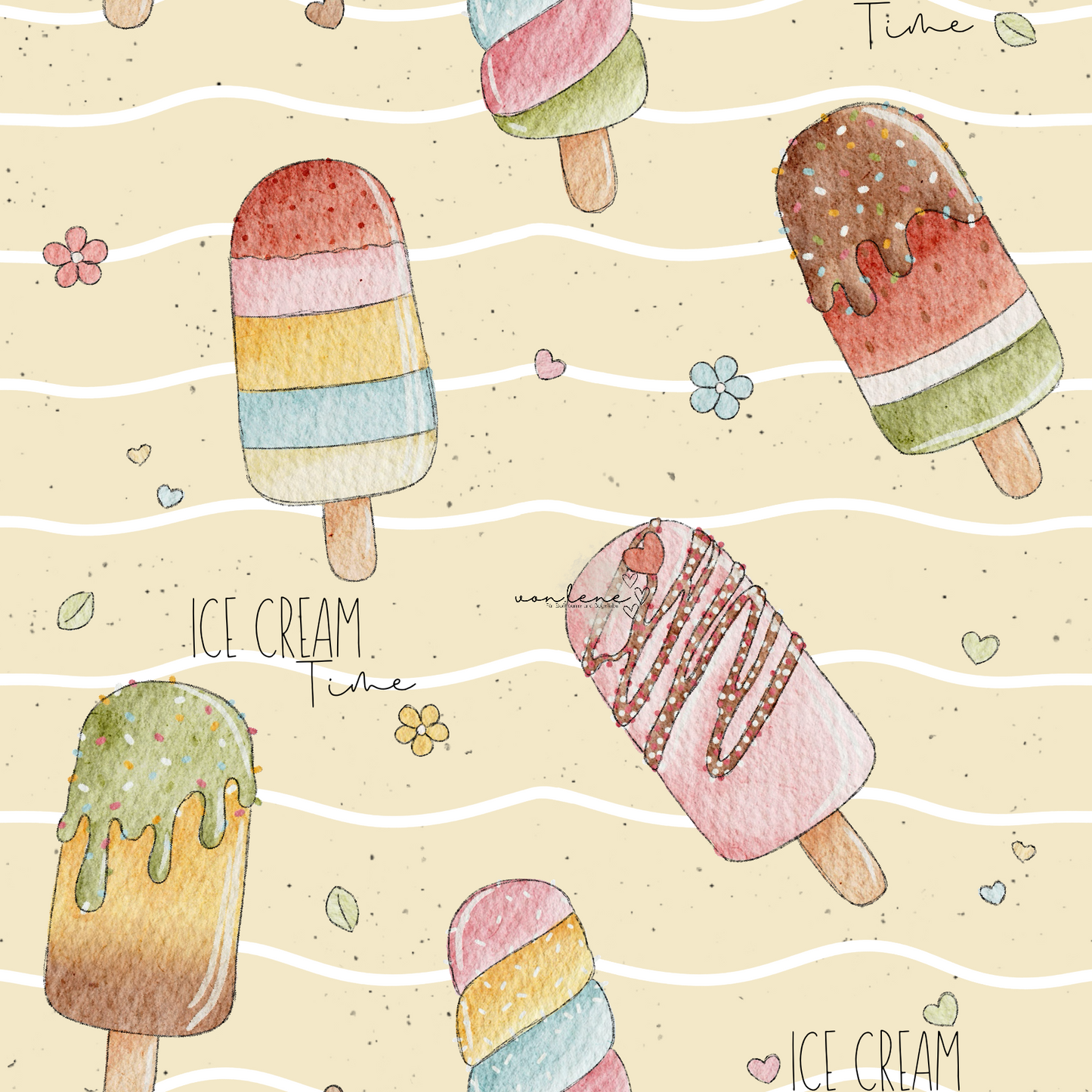 Eis am Stil digitales Design