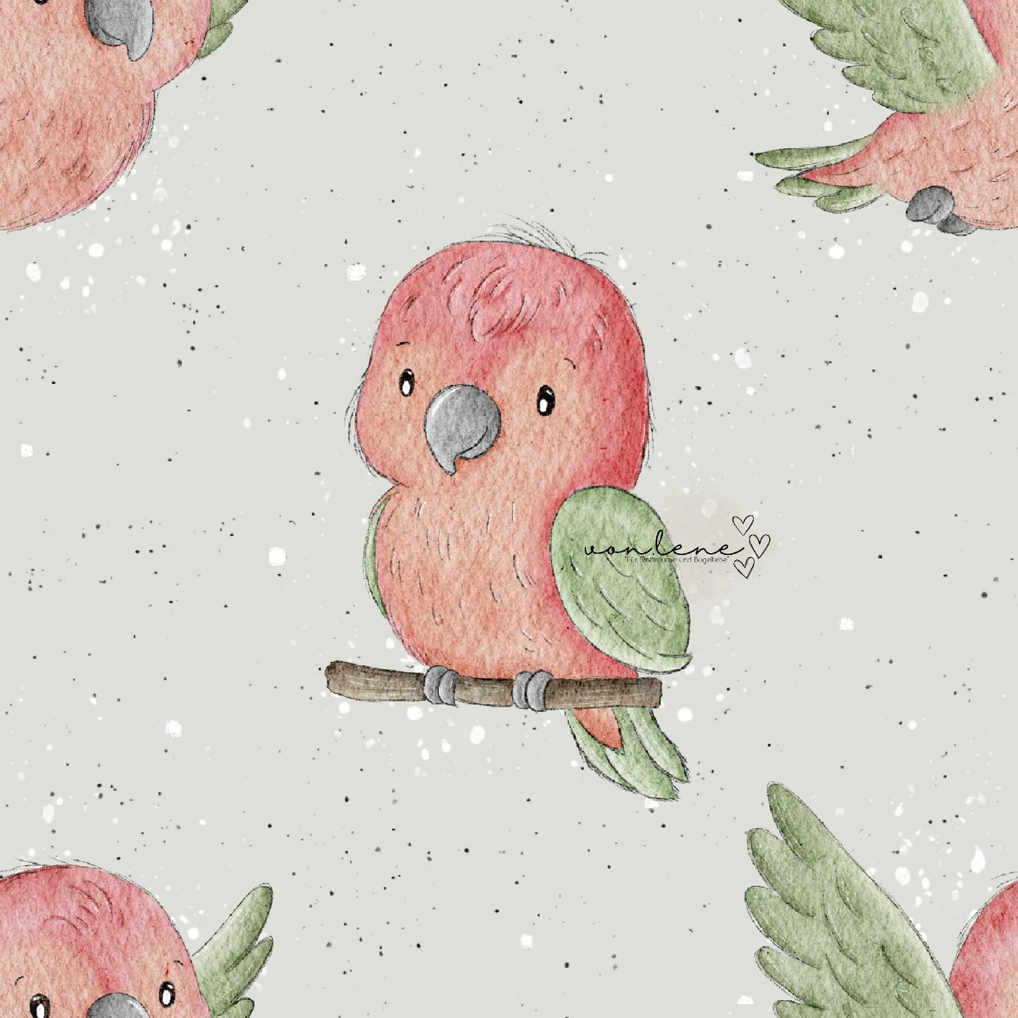 Papagei digitales Design