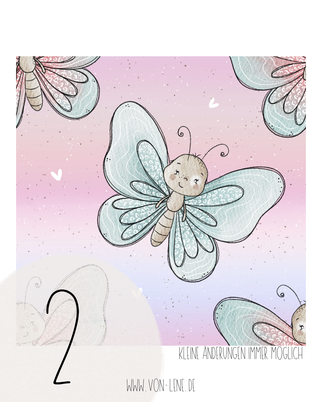 Leo der Schmetterling  digitales Design