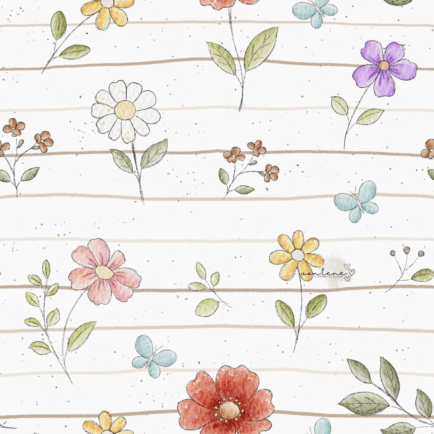 Blumenwiese digitales Design