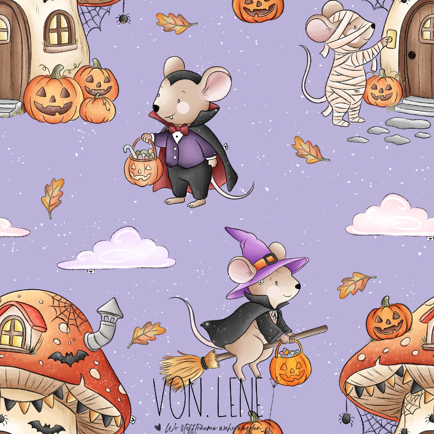 Halloweenmäuse digitales Design