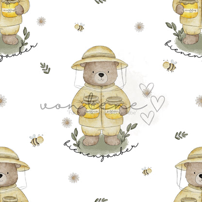 Honigbär Design Digital inkl. PNG Datei (auch ohne Schriftzug möglich)