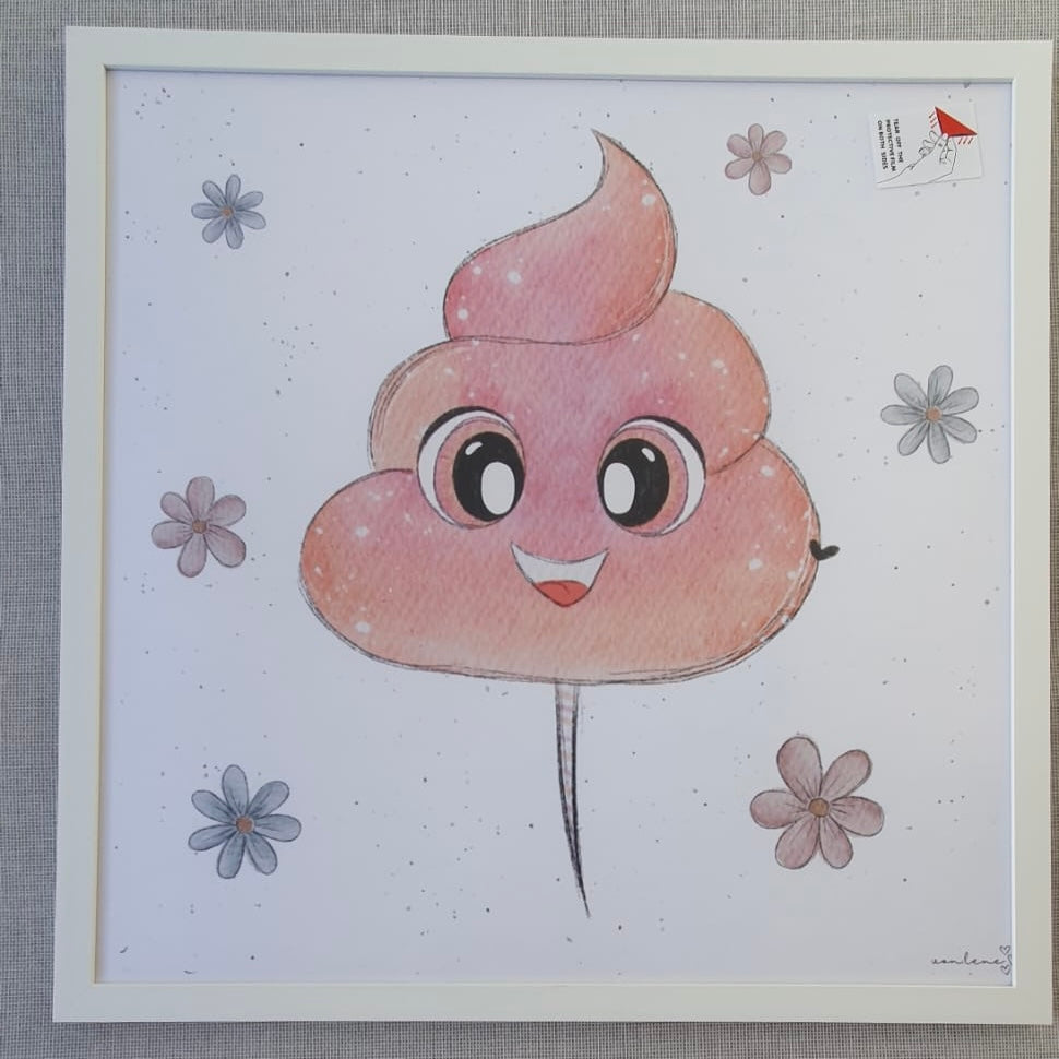 Posterbild im Bilderrahmen Einhornzauber