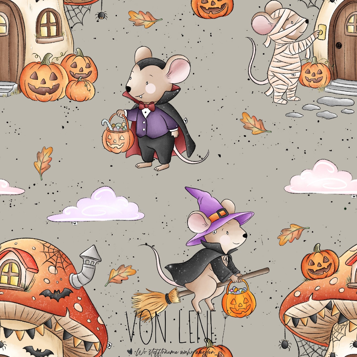 Halloweenmäuse digitales Design