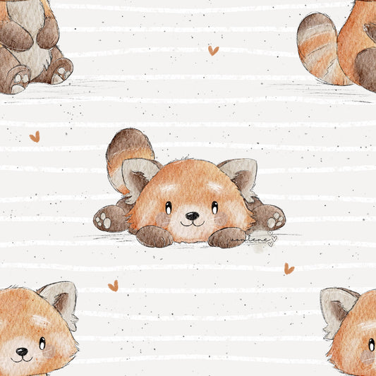 Roter Panda digitales Design