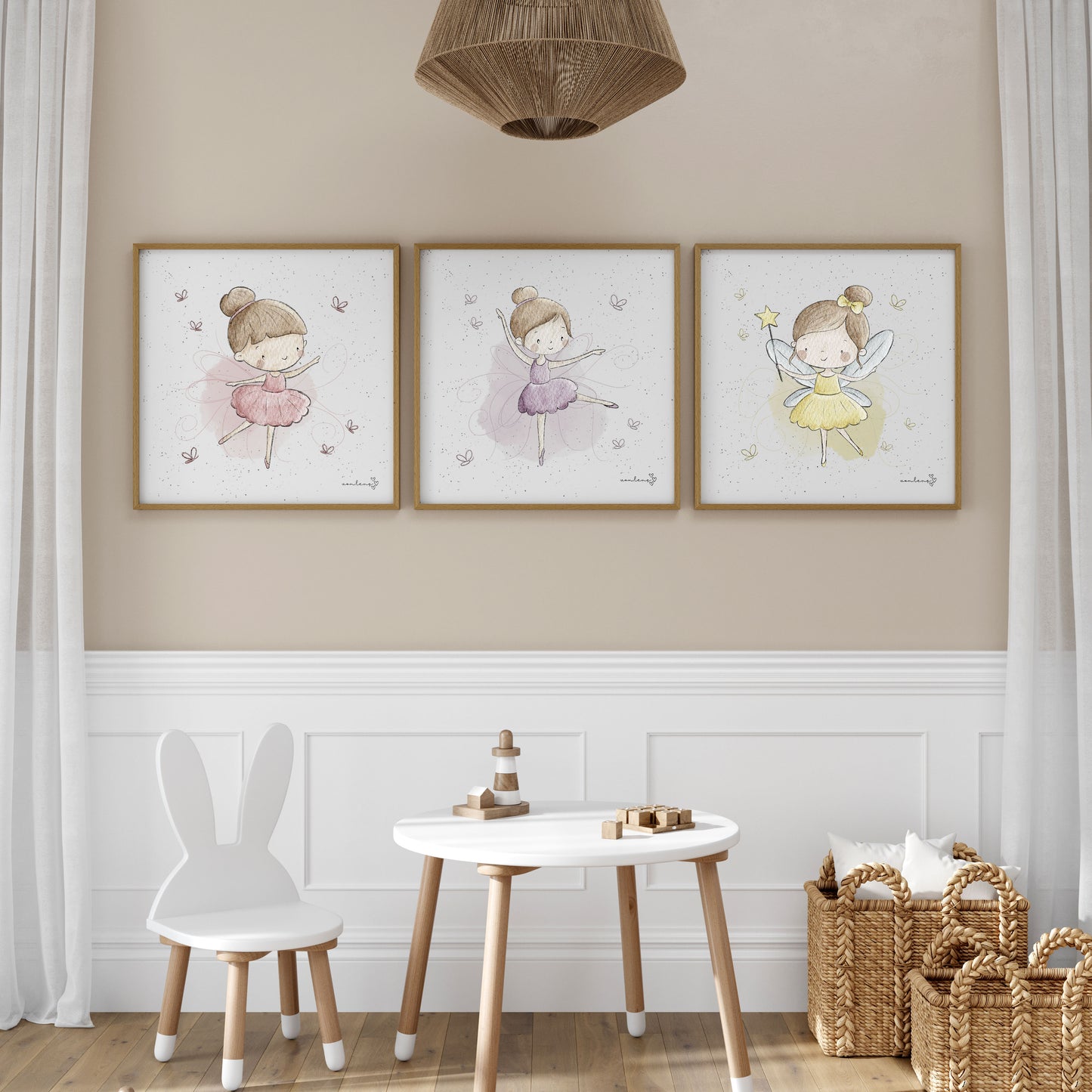 Posterbild im Bilderrahmen Mädchenträume