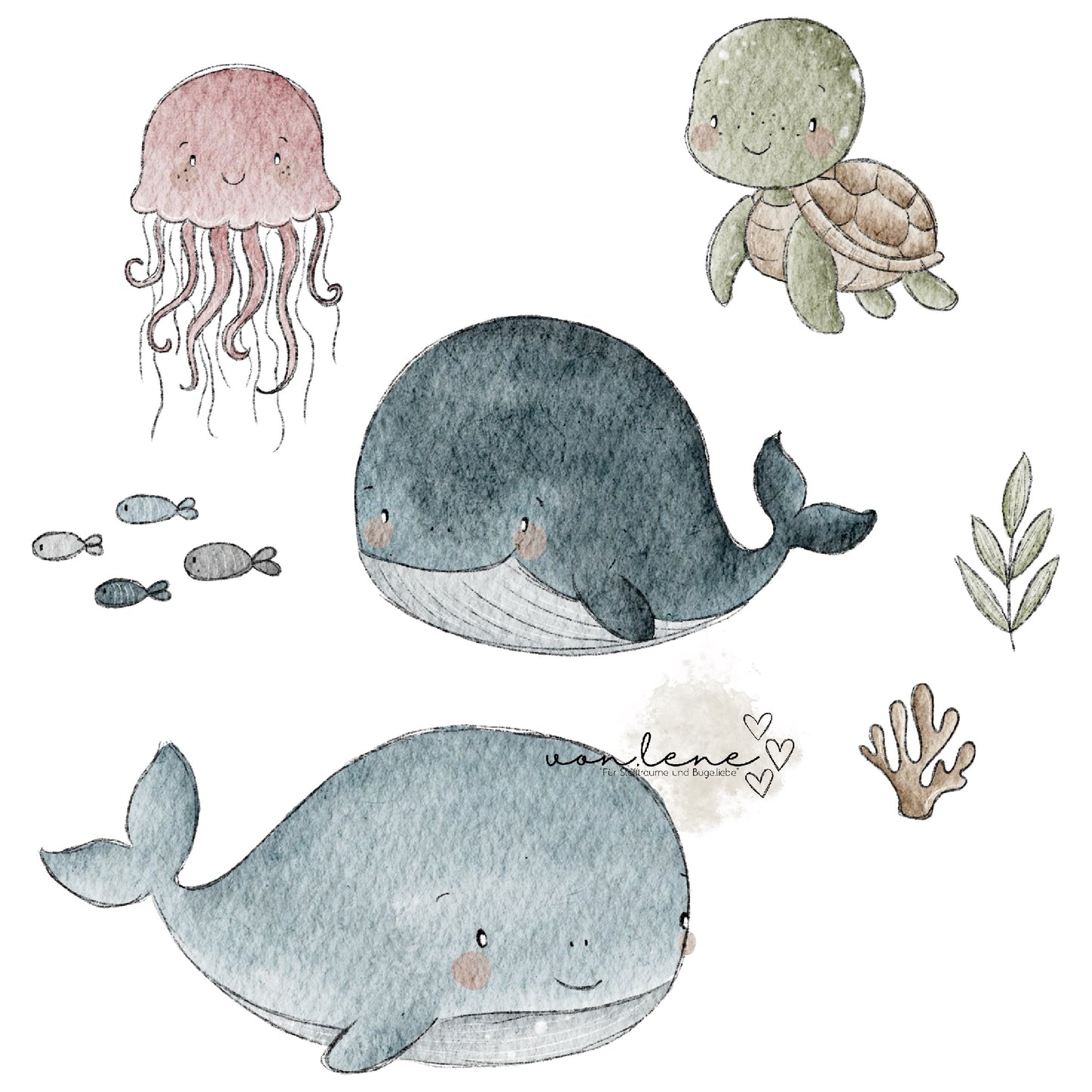 Ocean Friends digitales Design