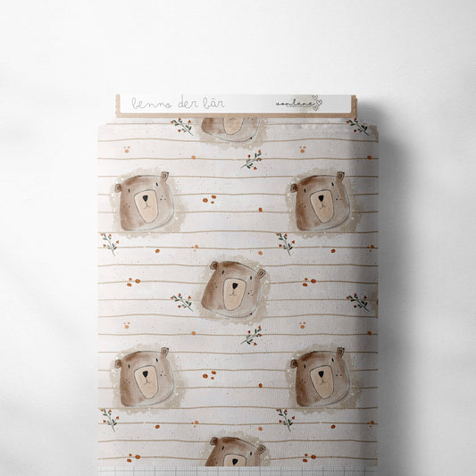 Vorbestellung Bio French Terry 
Benno der Bär