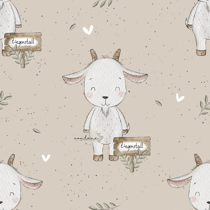 Ziegenstall digitales Design