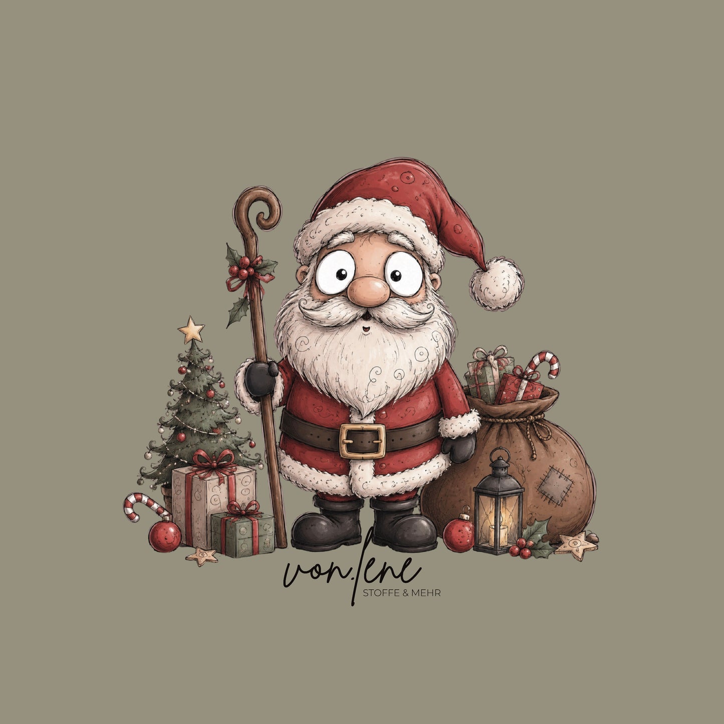 Weihnachtsmann digitales Design