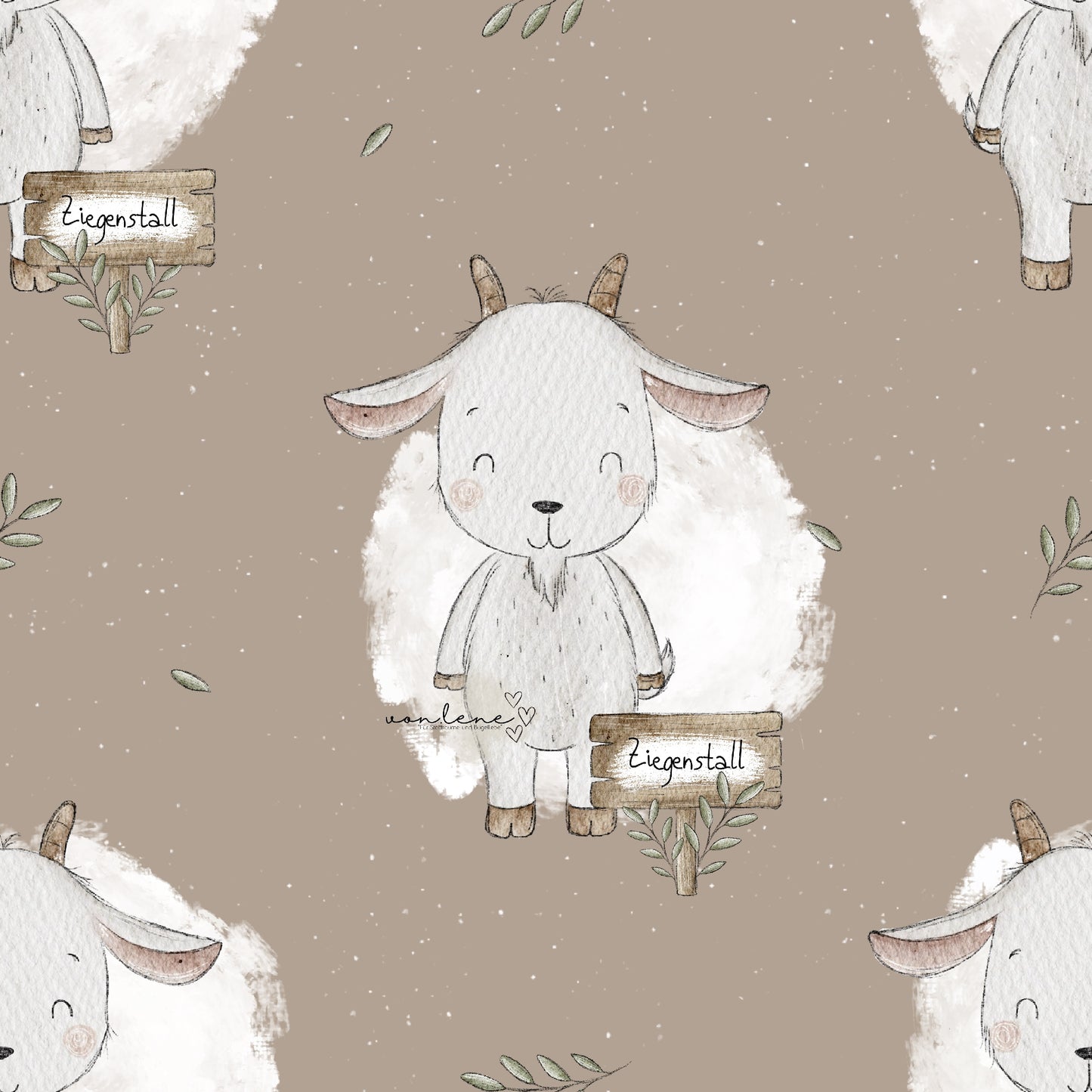 Ziegenstall digitales Design