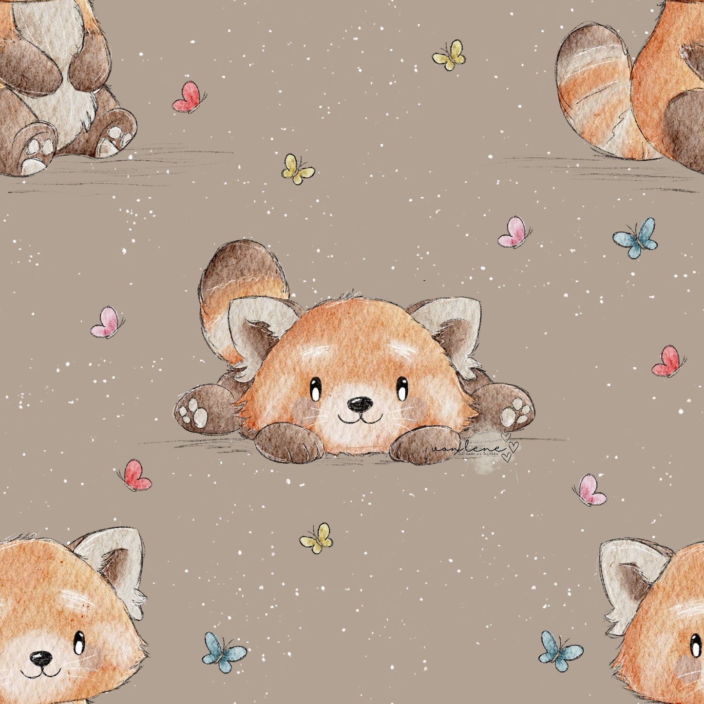 Roter Panda digitales Design