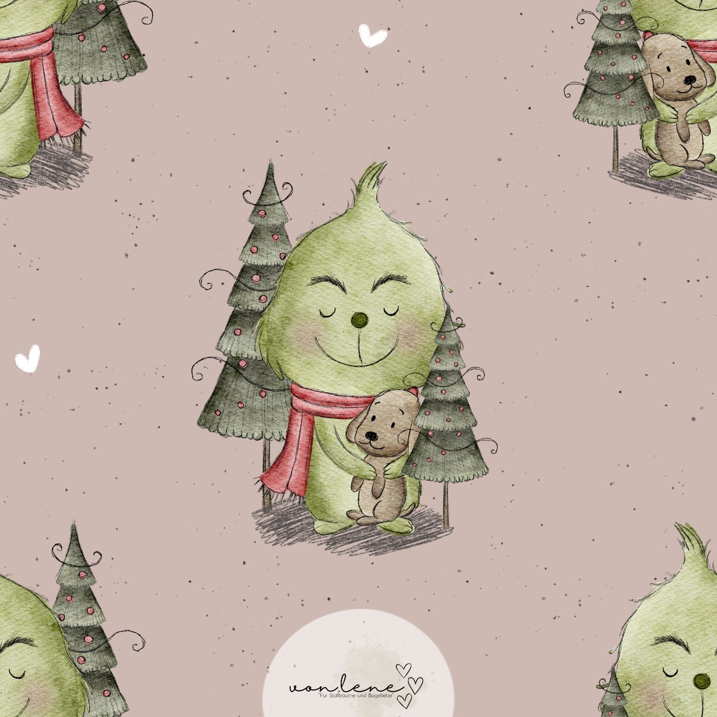 Weihnachtsscheu Design Digital
