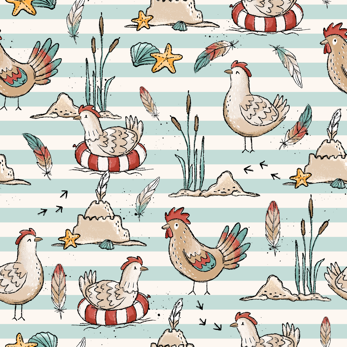 Vorbestellung Jersey Hühner Beach