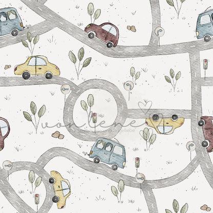 Im Straßenverkehr digitales Design