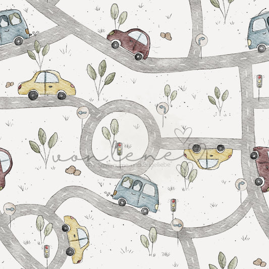 Im Straßenverkehr digitales Design