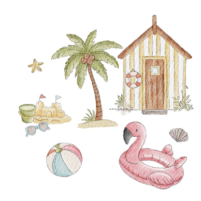 Am Strand digitales Design