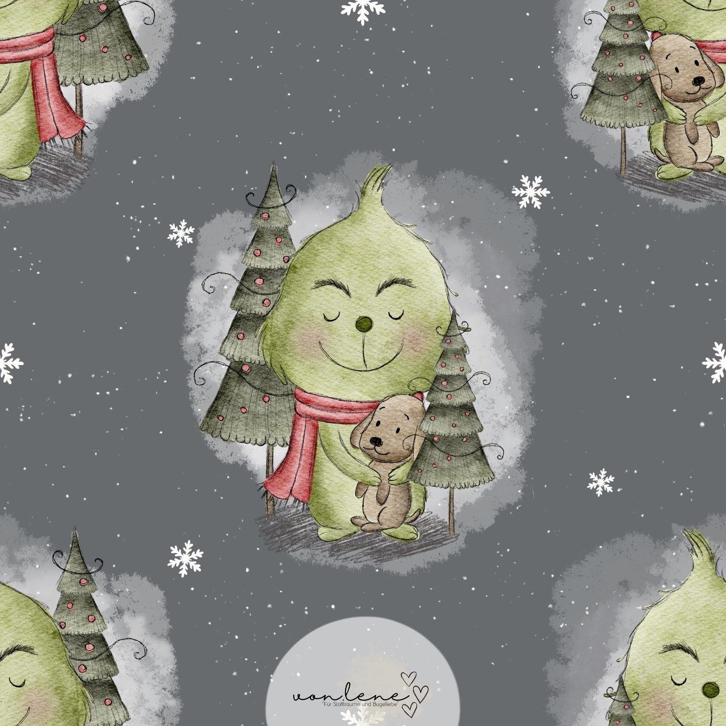 Weihnachtsscheu Design Digital