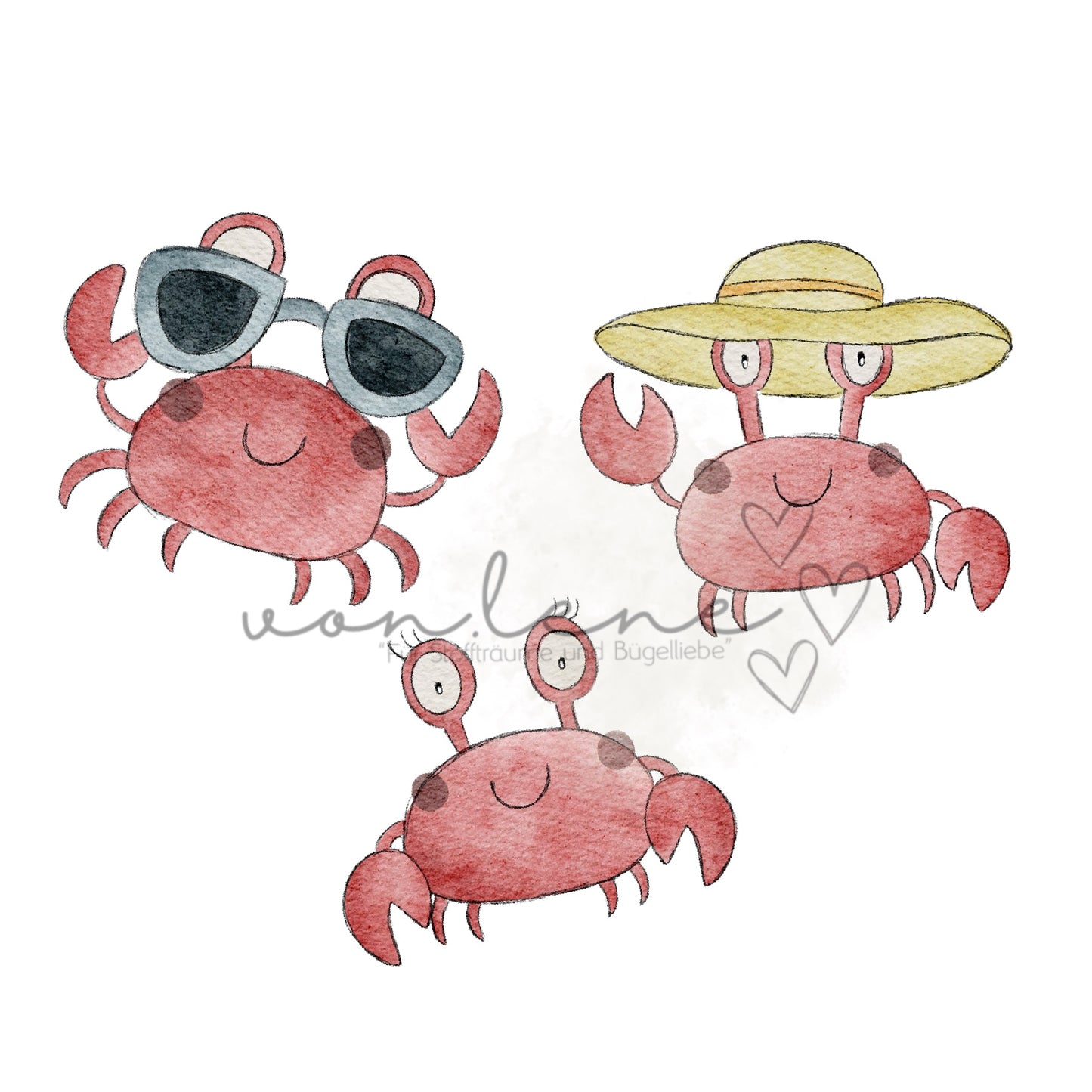 Kleine Strandhelden Design Digital inkl. PNG Datei