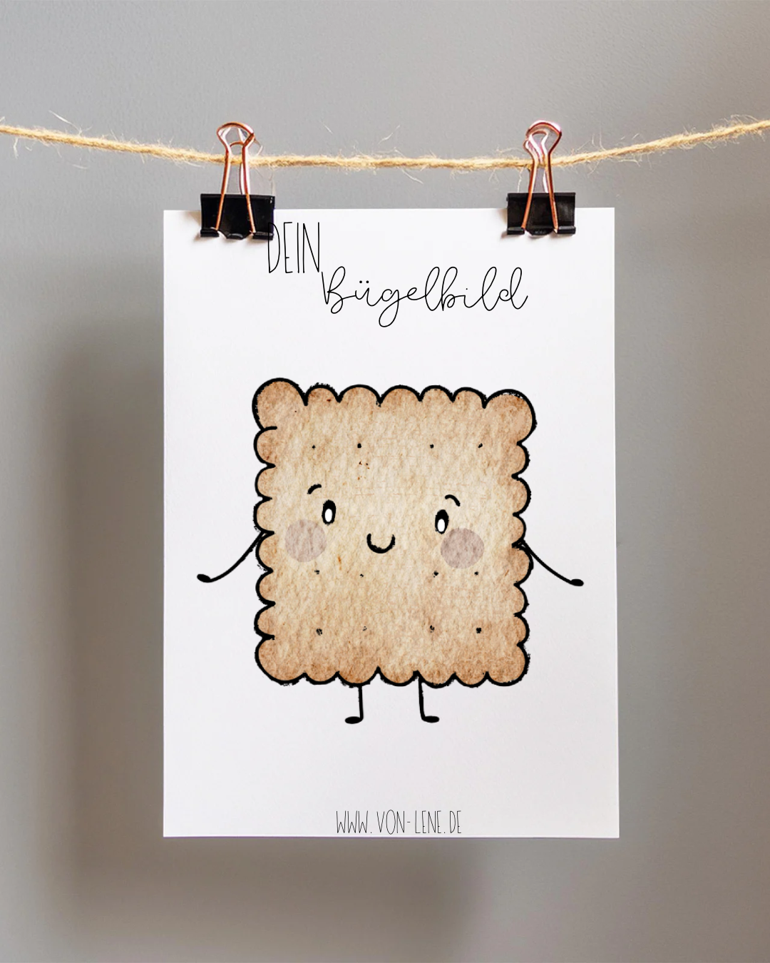 Bügelbild maxi Keksfreunde Keks