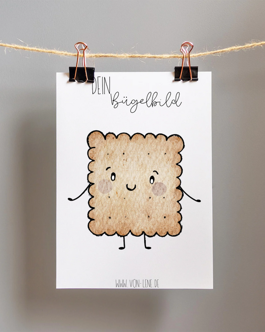 Bügelbild maxi Keksfreunde Keks