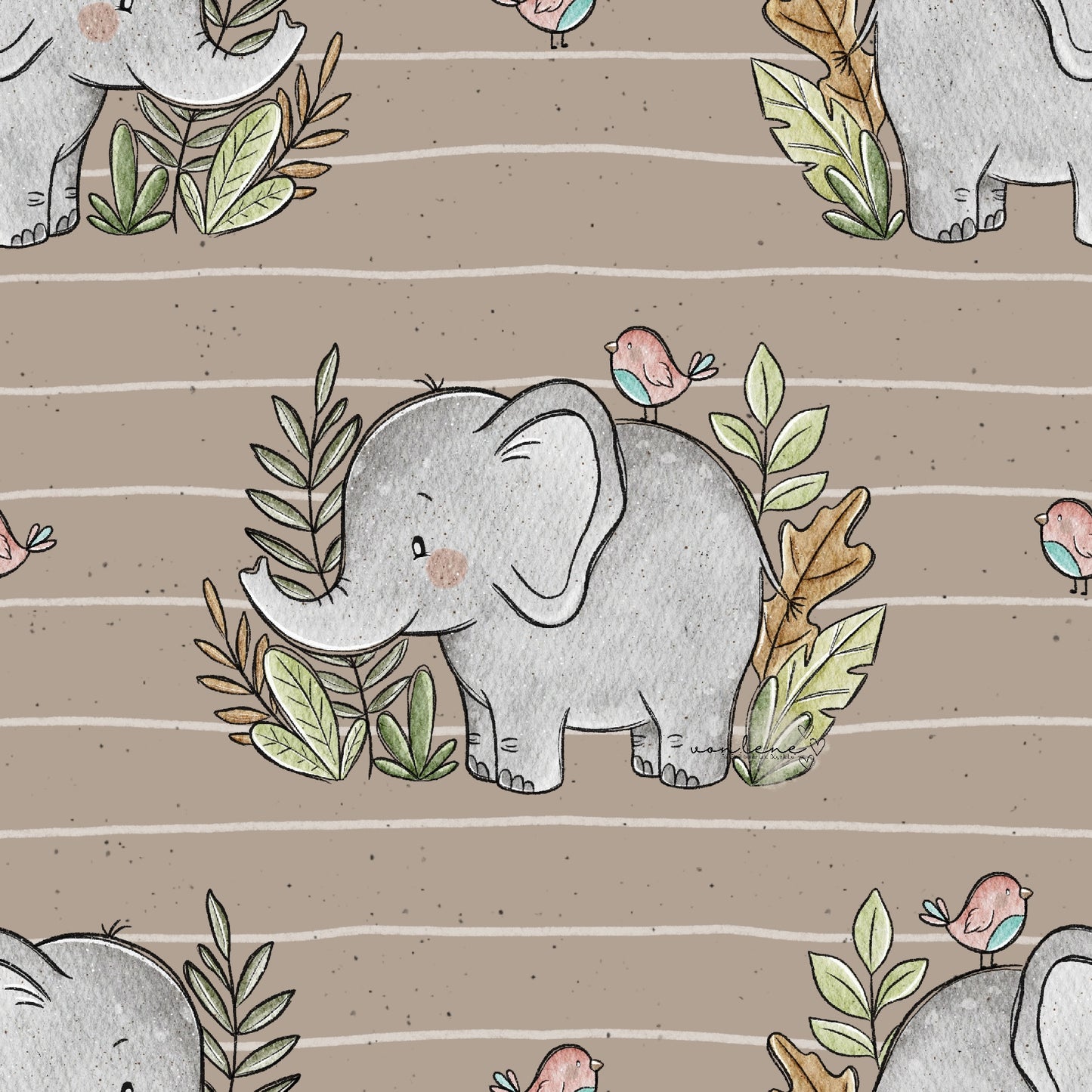 Elefant digitales Design