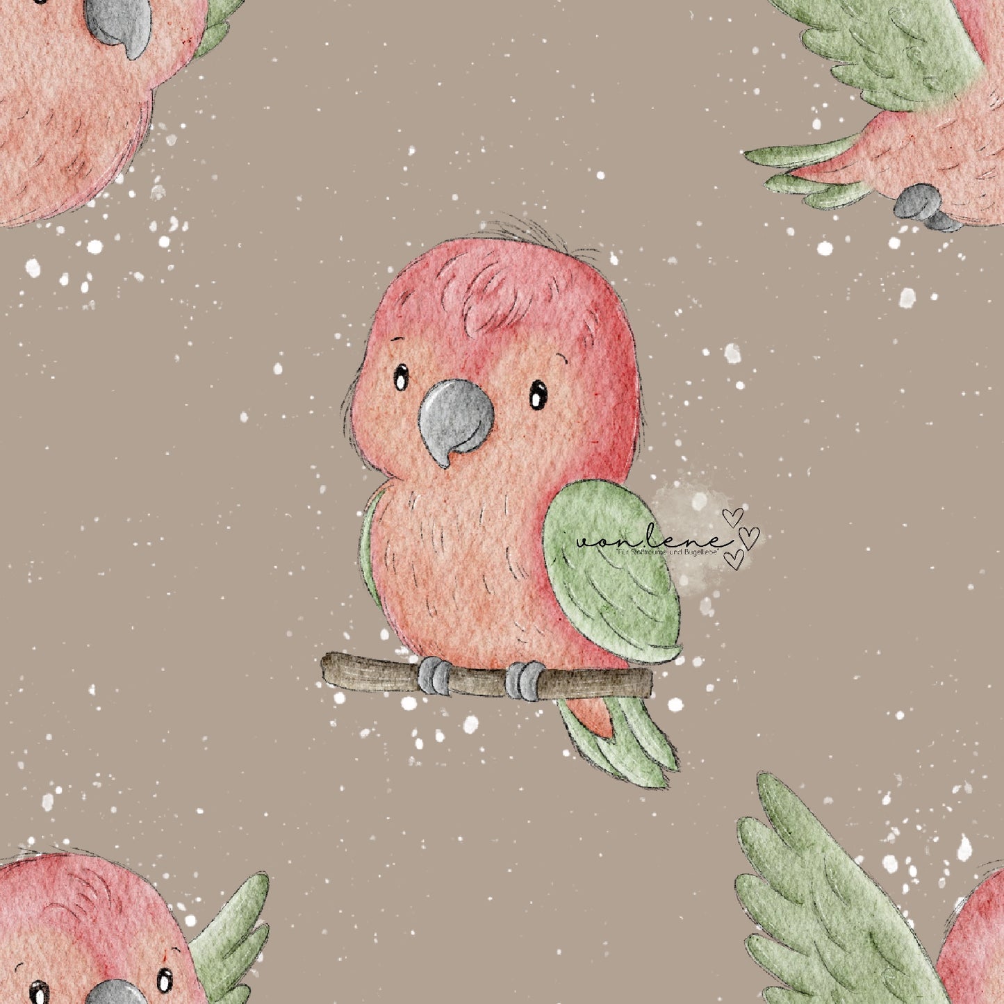 Papagei digitales Design