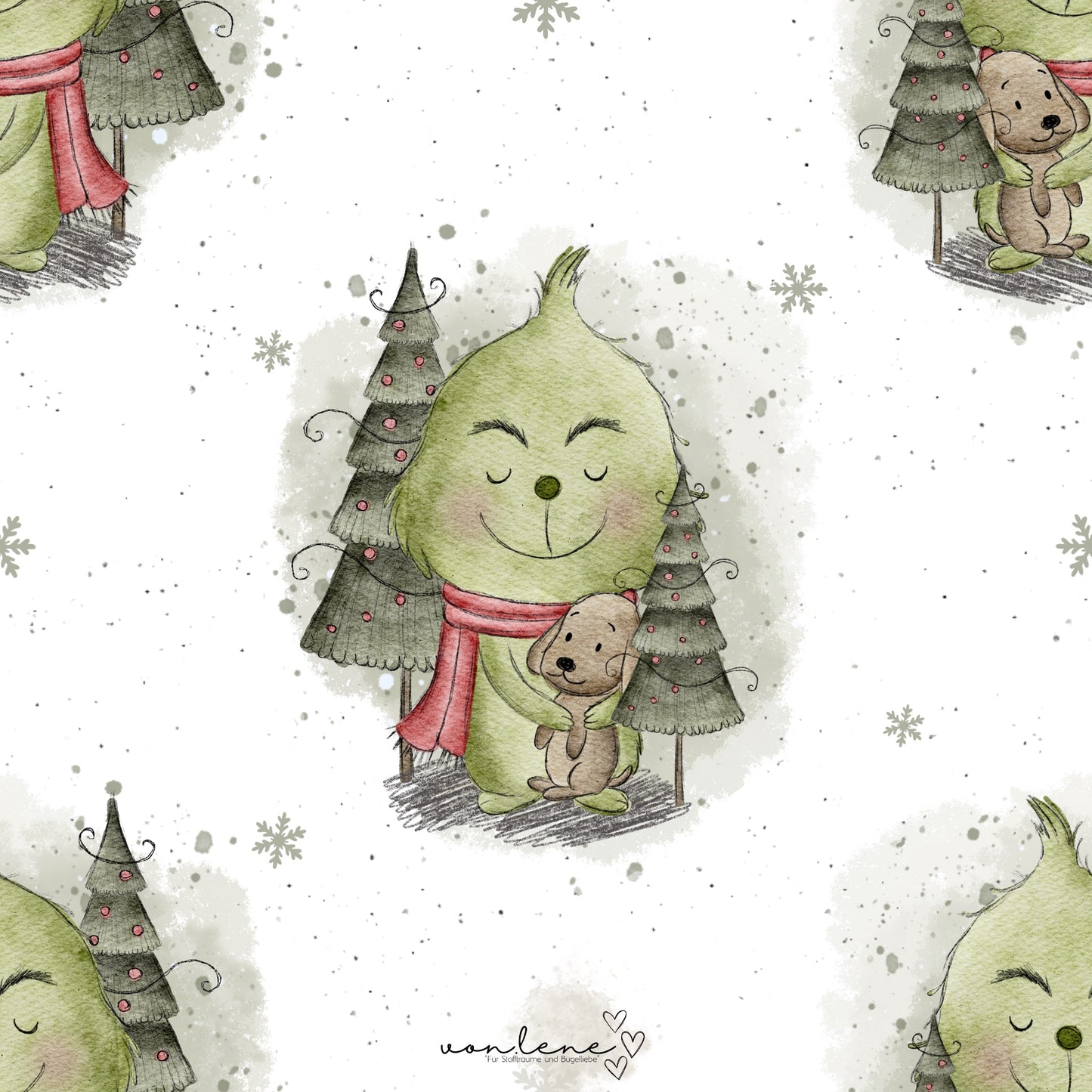 Weihnachtsscheu Design Digital