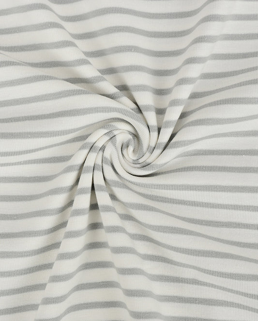 Streifen Jersey hellgrau 62