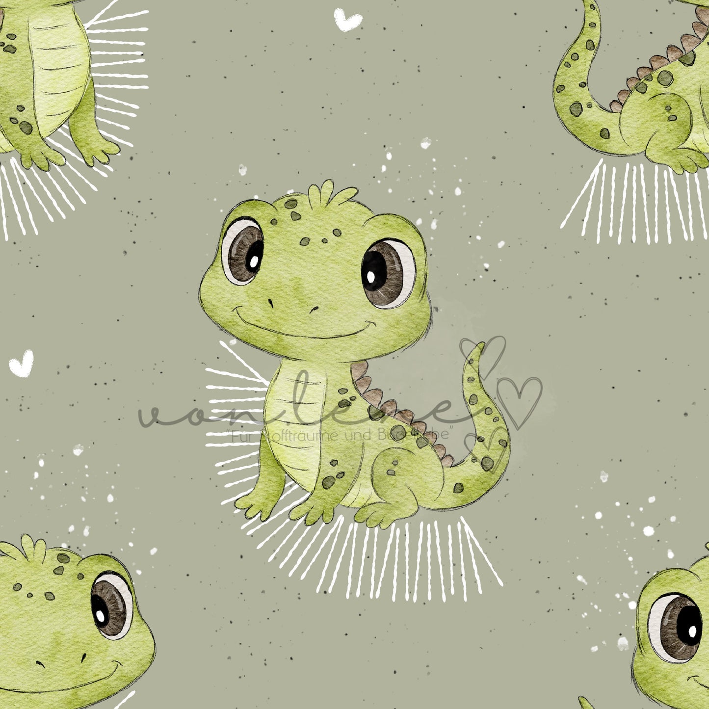 Fred die Echse Design Digital inkl. PNG Datei