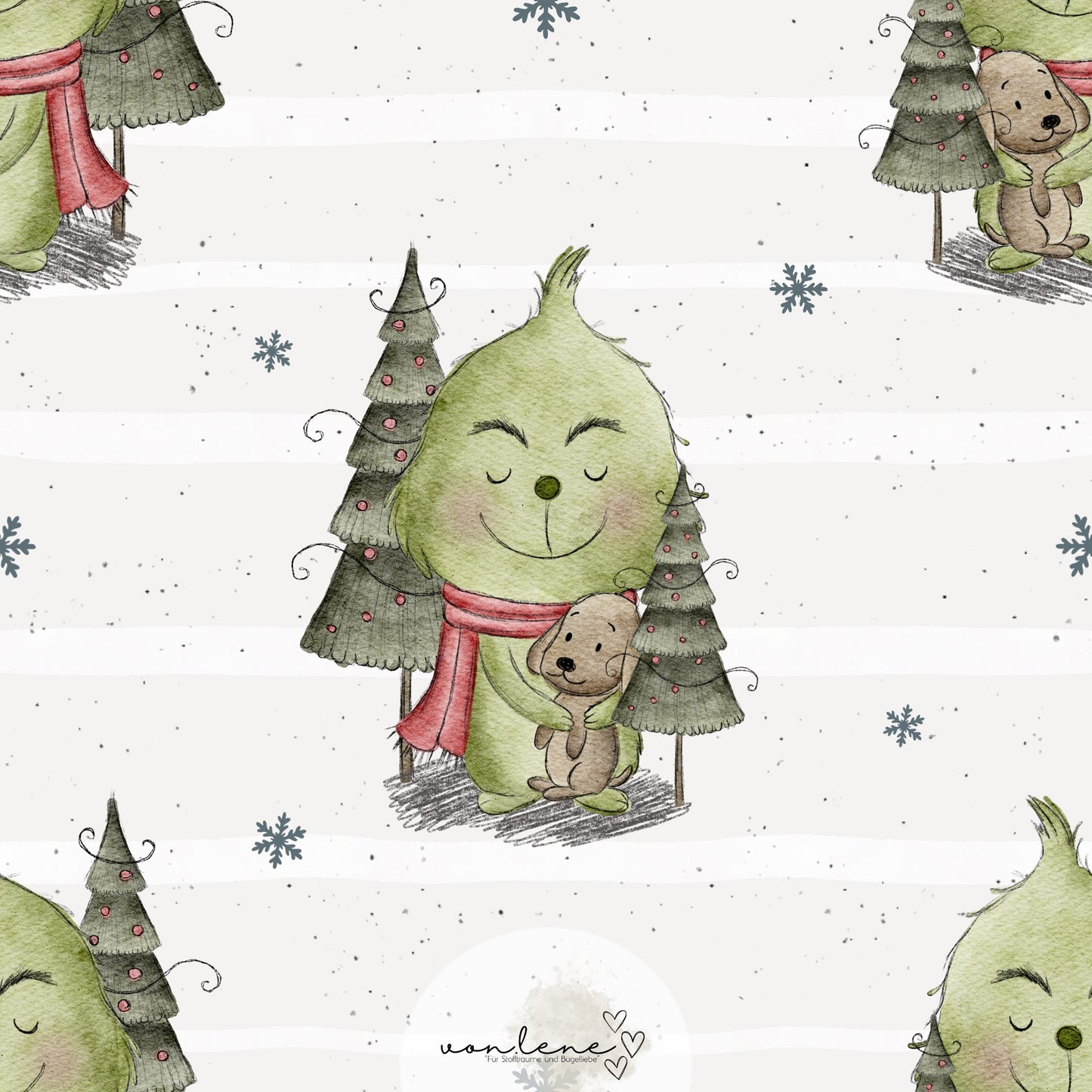 Weihnachtsscheu Design Digital