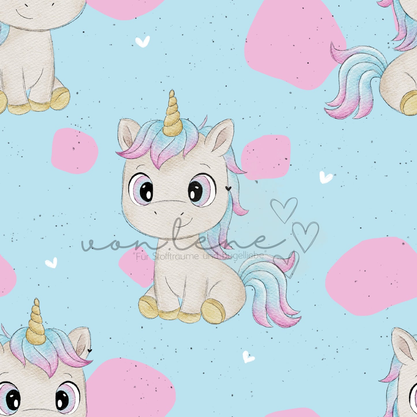 Mina das Einhorn Design Digital inkl. PNG Datei