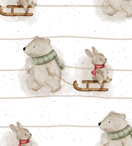 Schlittenfahrt digitales design inkl. PNG