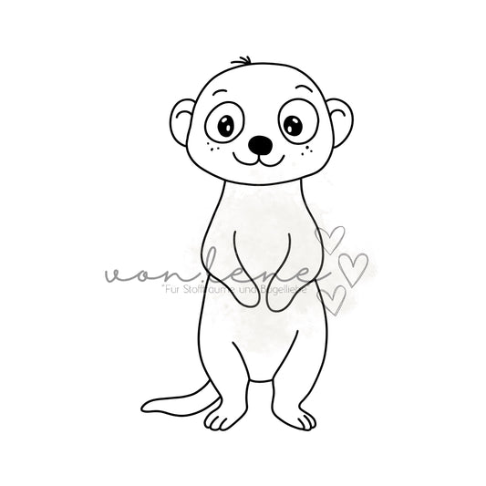 Erdmännchen Outline