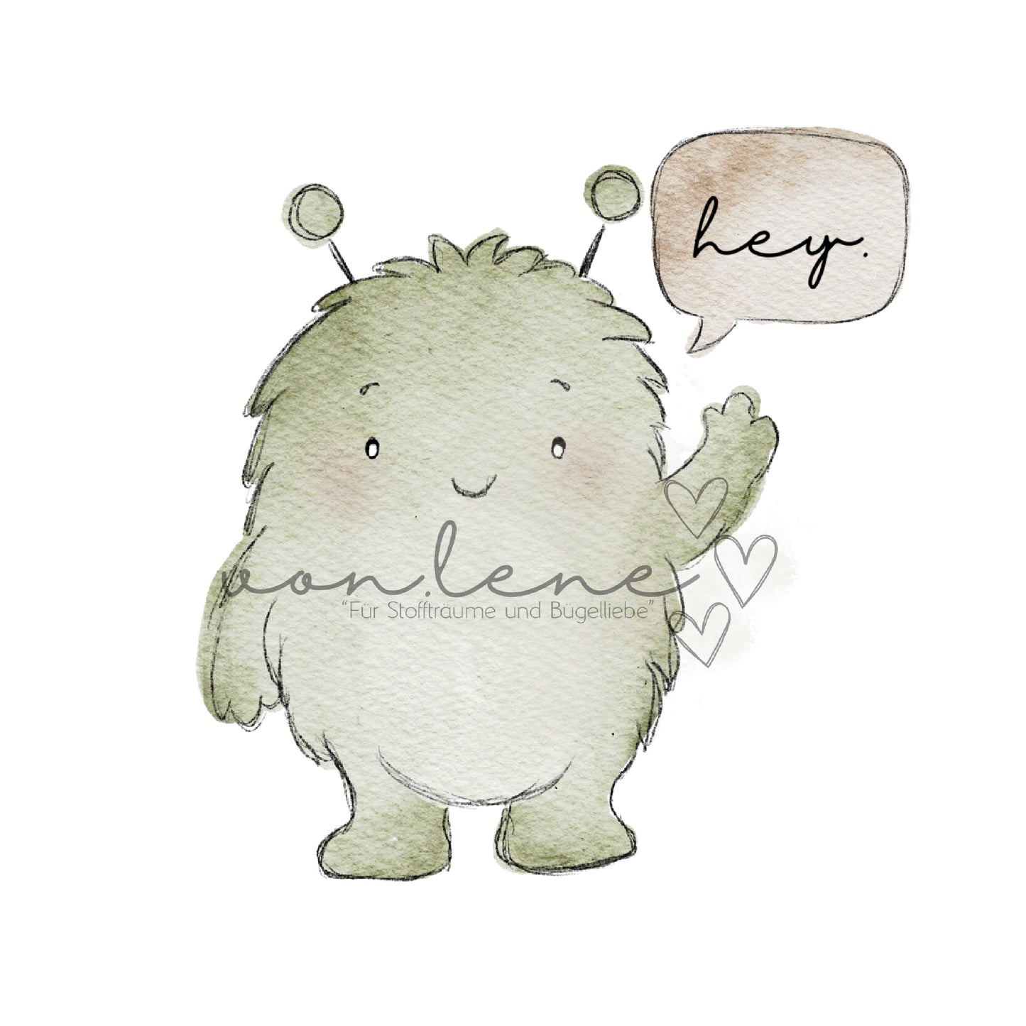 Monsterchen digitales Design