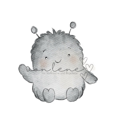 Monsterchen digitales Design