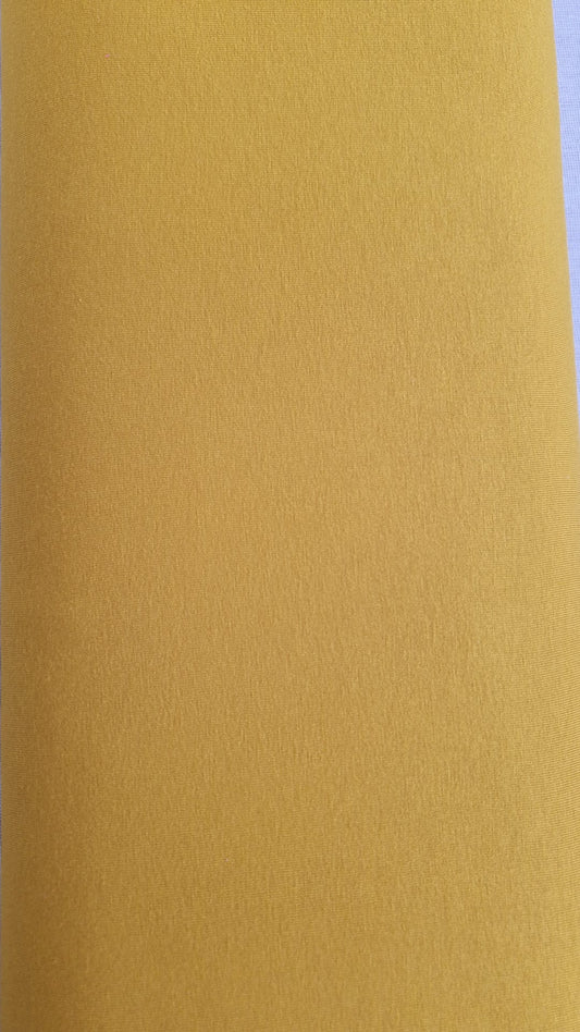 Viskose Jersey Senfgelb