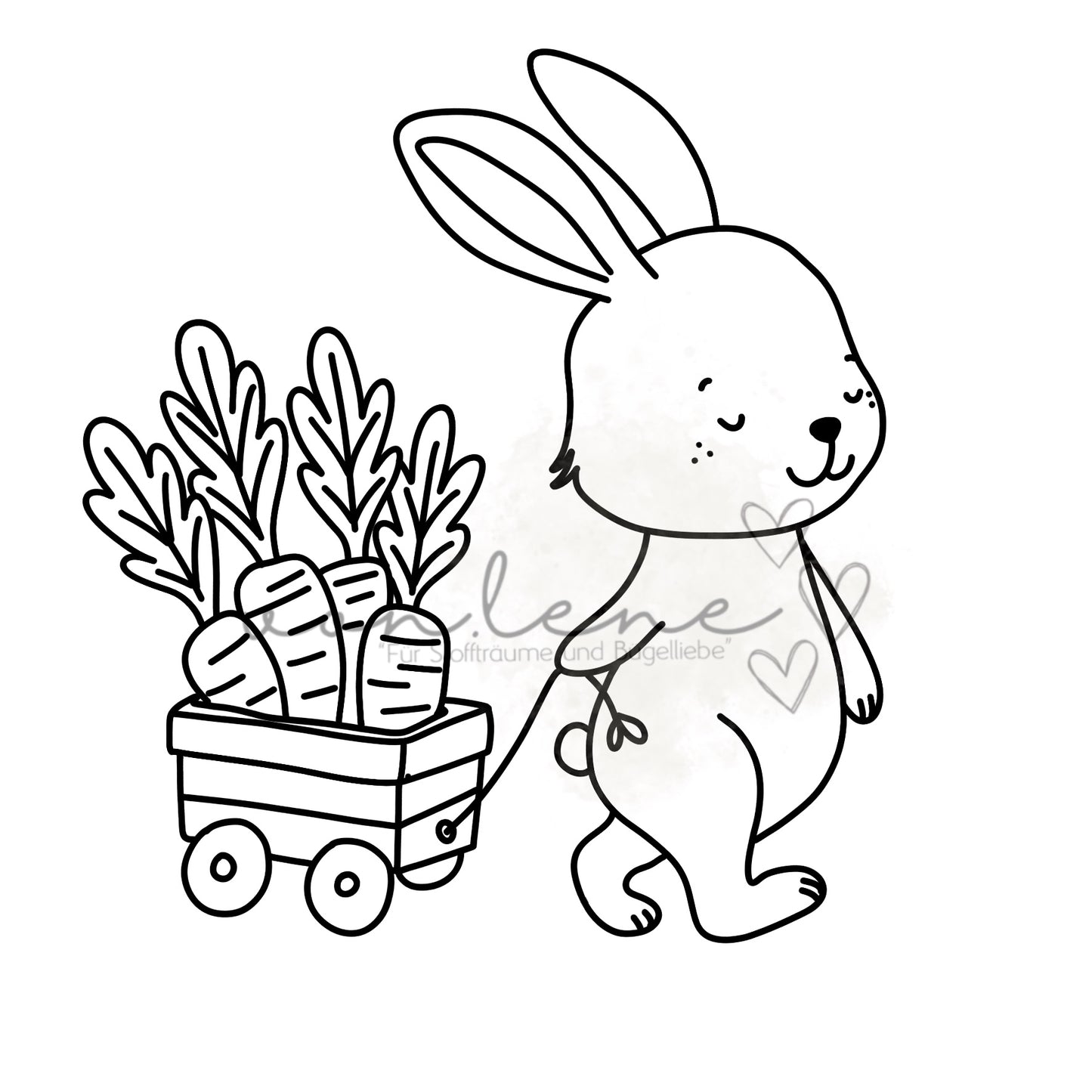 Karottensammler Outline